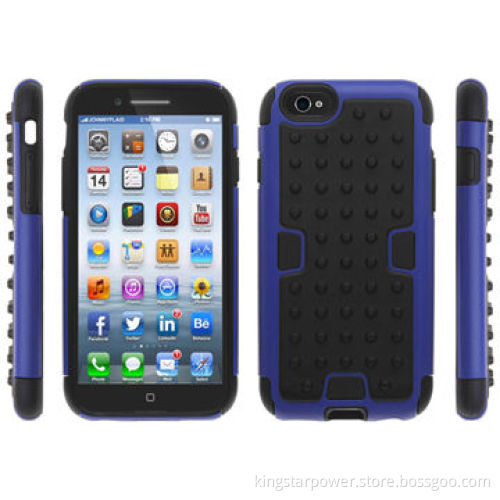 PC Silicone Mobile Phone Case, Models for iPhone 6 and iPhone 6 Plus Available, Football Veins/LineNew